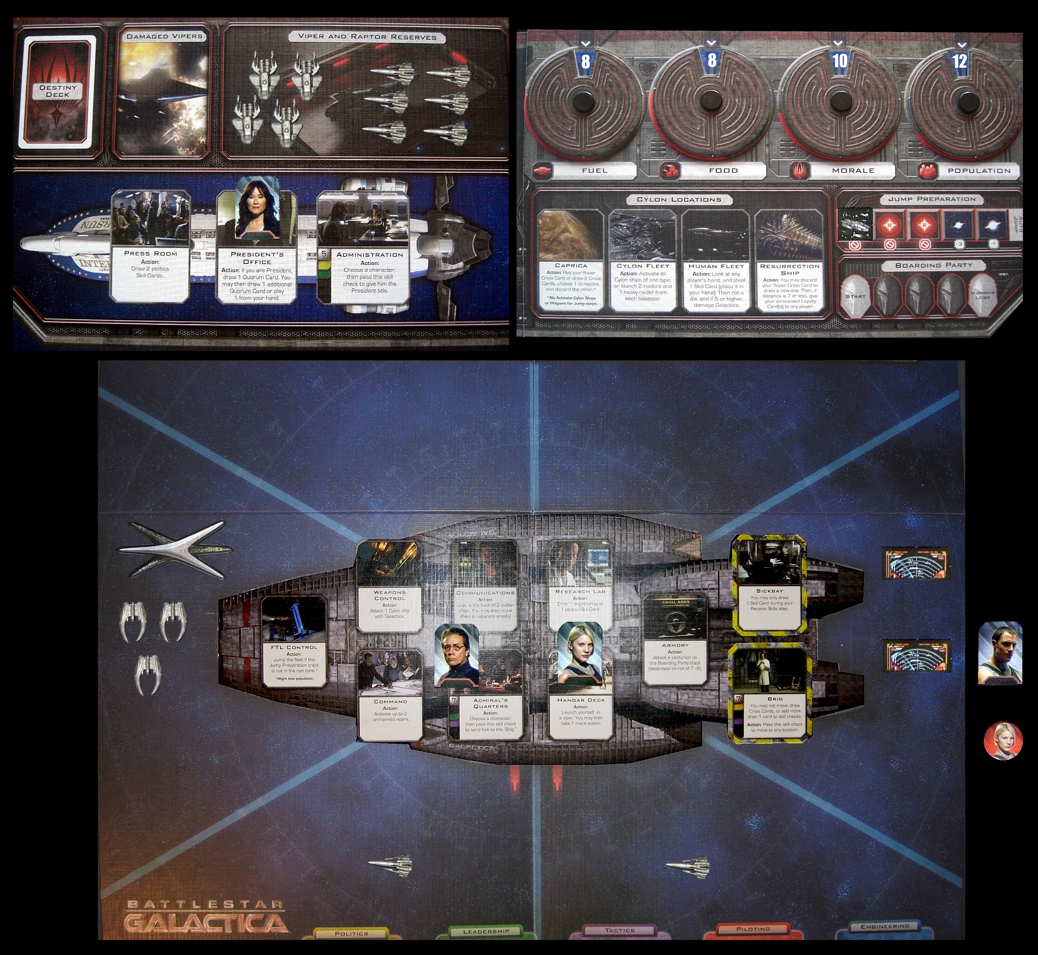 battlestar galactica board game